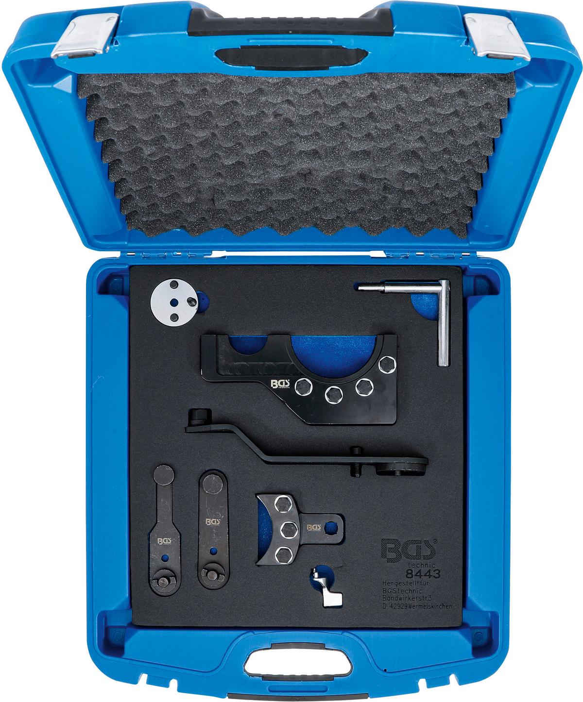 Motor-einstellwerkzeug-satz 8443 - Blau/Schwarz, Basics (39/30/8,5cm)