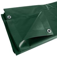 Schutzplane Wasserfest Mit Ösen 150x500 Cm Grün - Grün, Basics (150/500cm)