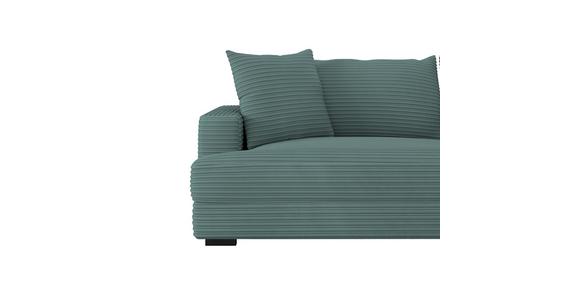 Megasofa Pelle-Megasofa - Wengefarben/Hellblau, Trend, Textil (261/124cm) - Luca Bessoni