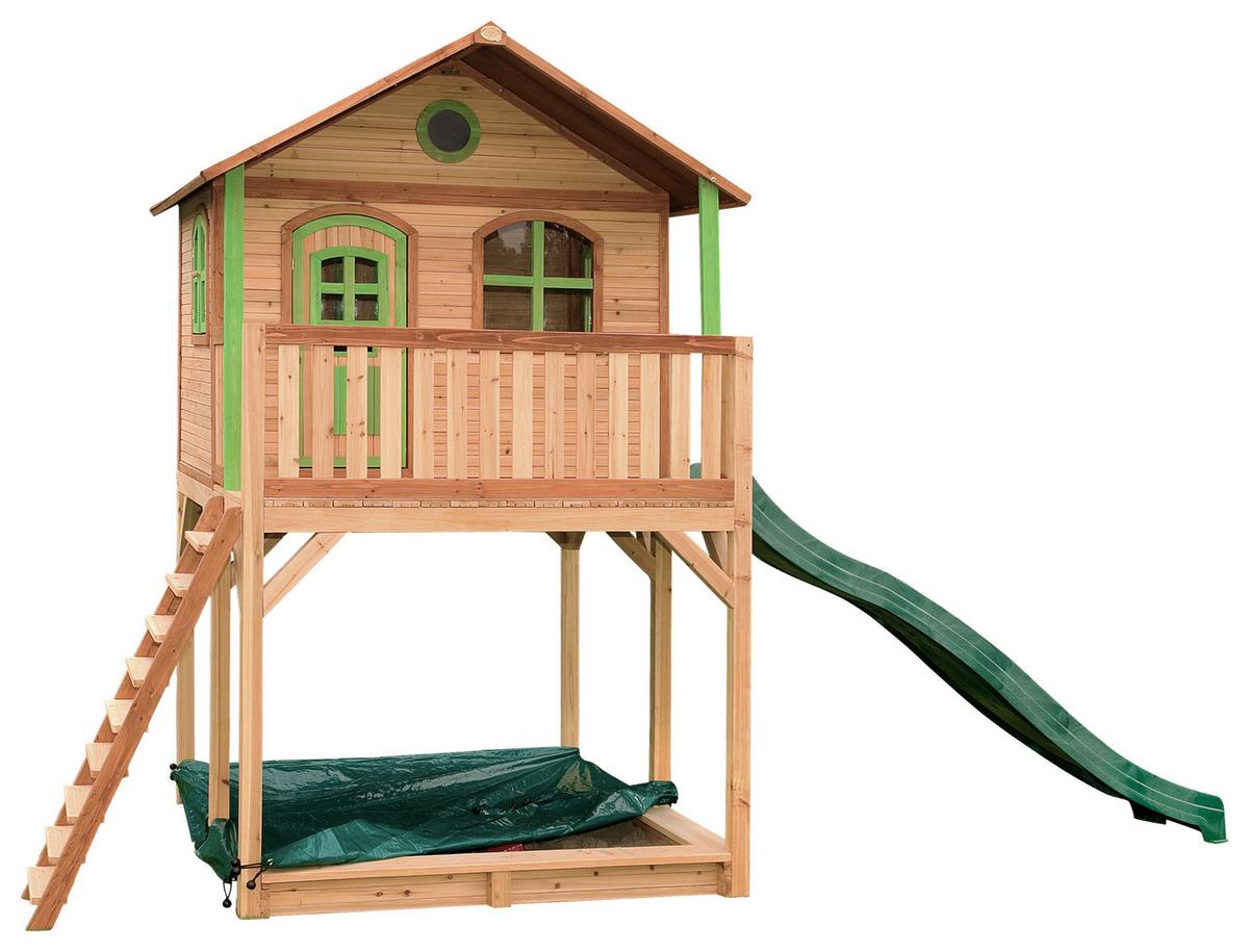 Spielturm A030.071.00 - Braun/Grün, KONVENTIONELL, Holz (480/324/212cm) - Ambia Garden