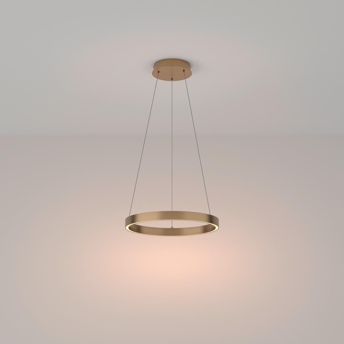 Pendelleuchte Rim - Messingfarben, Trend, Metall (40/3,5cm) - MAYTONI