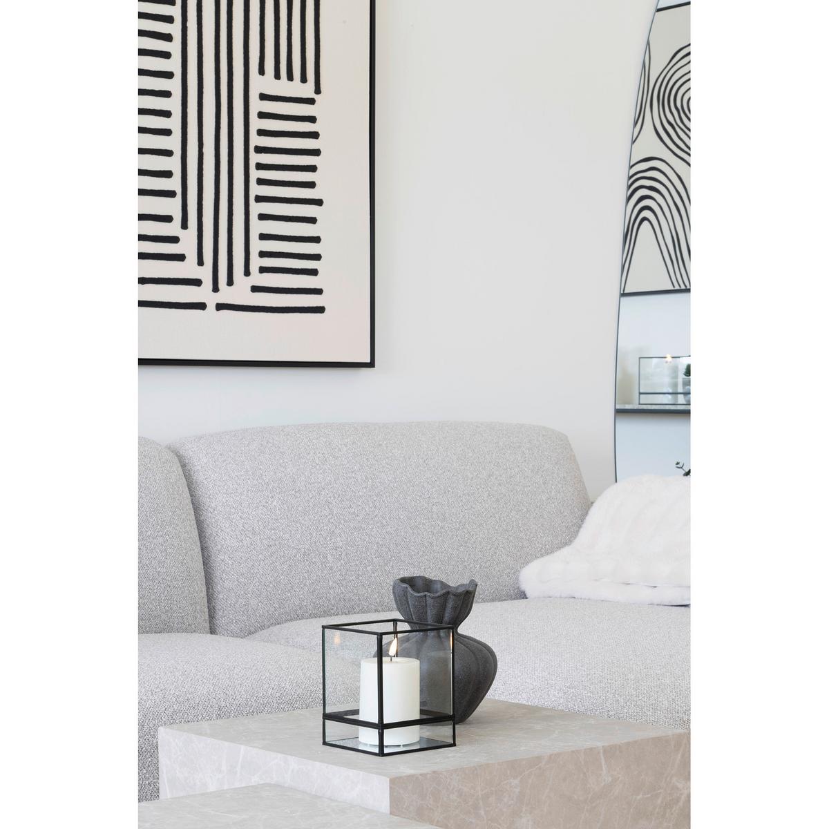 Vase Schwarz B: 17,2 Cm - Schwarz, Design, Keramik (17.2/19.4/17.2cm)