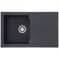 Spüle Respekta Spüle Alineo 81x50 - Dunkelgrau, Trend, Stein (81/21/50cm) - Respekta