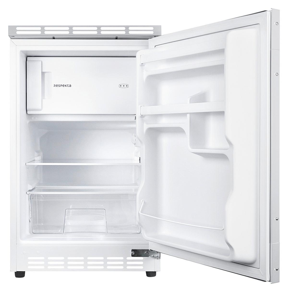 Küchenzeile Economy M. Geräten 180 Cm Weiß/beton Dekor Modern - Hellgrau/Weiß, MODERN, Holzwerkstoff (180cm) - Respekta