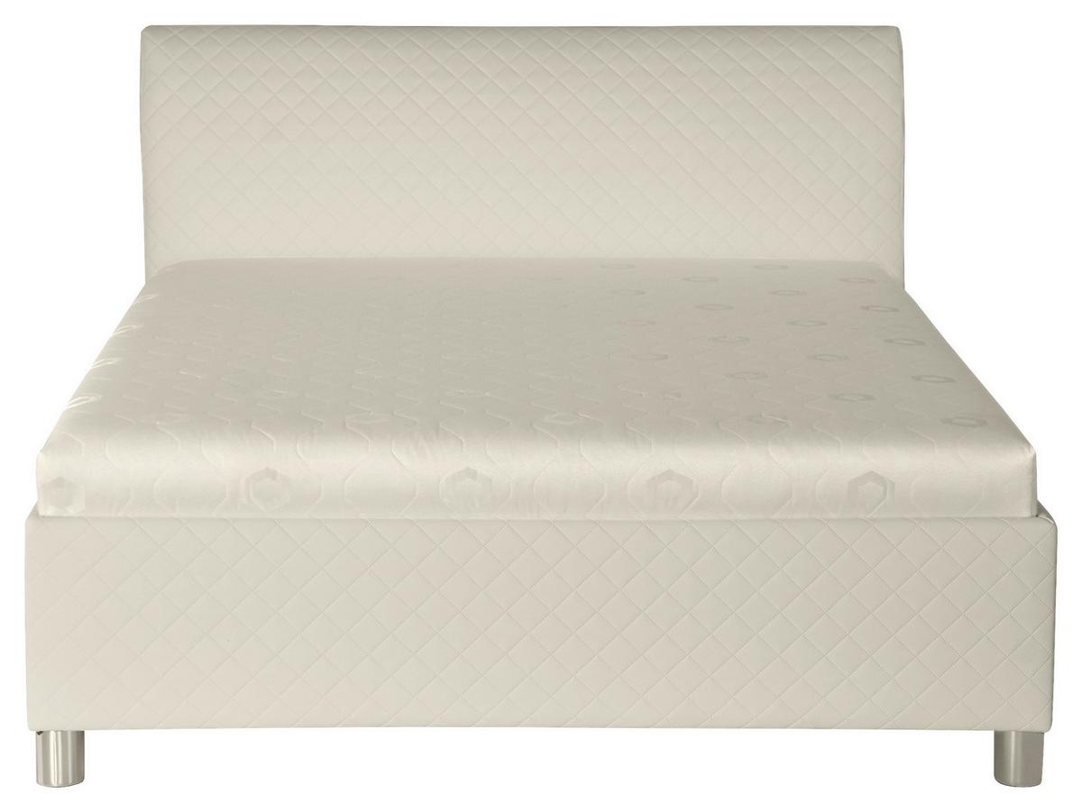 Kárpitozott Ágy Klea 160/200 Cm - fehér, Romantik / Landhaus, textil (160/200cm)