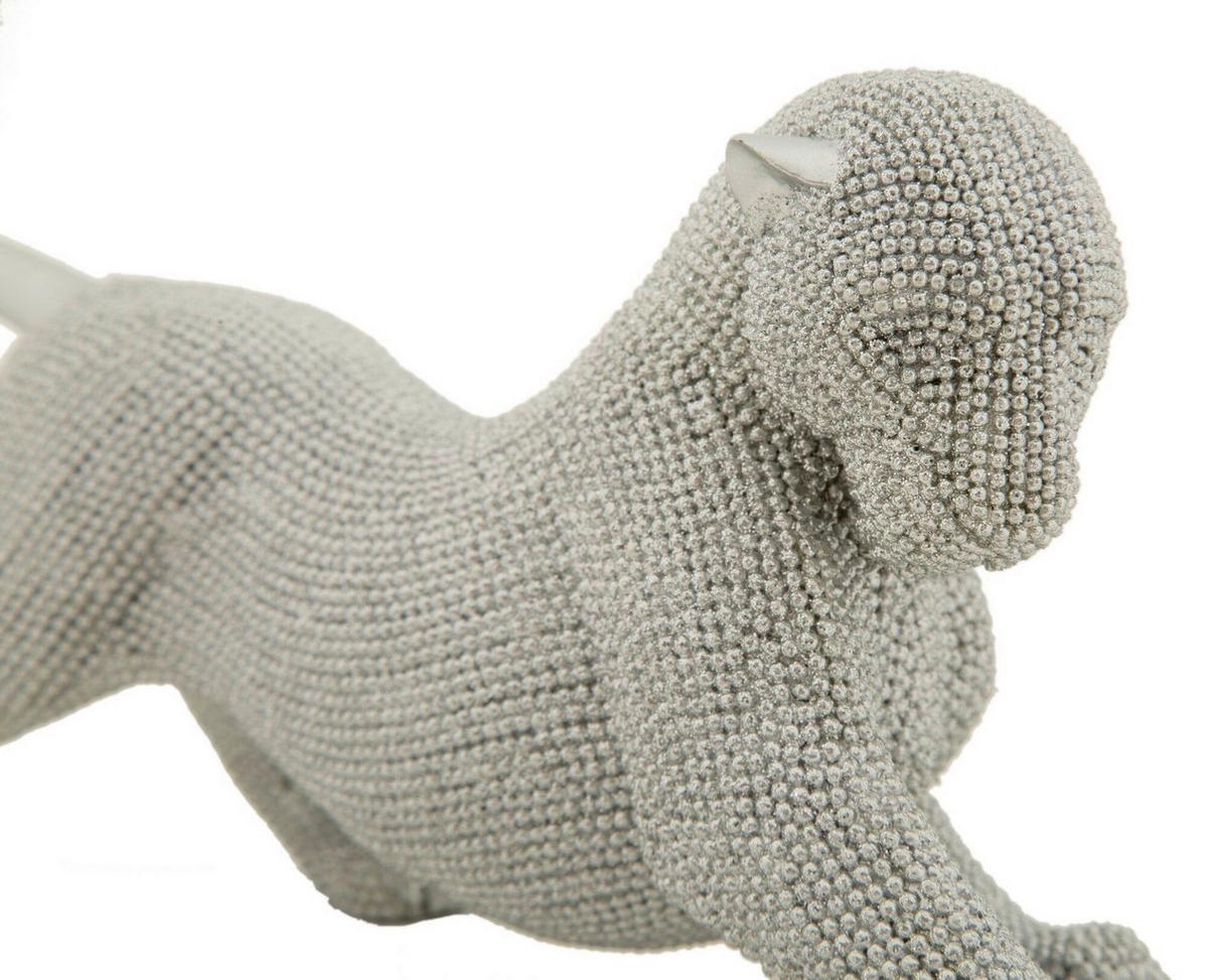 Skulptur Kunststoff, Silver - Basics, Kunststoff (32/11/9cm)