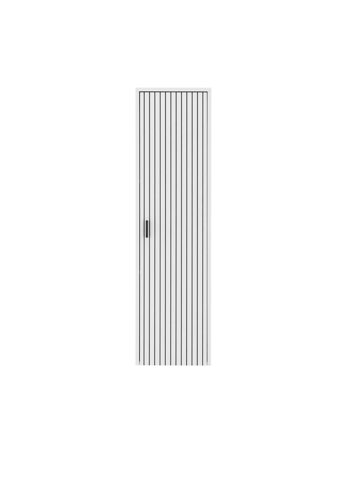 Hängeelement Hudson Schwarz/Weiß B: 33 cm - Schwarz/Weiß, Design, Holzwerkstoff (33/120/30cm) - MID.YOU