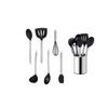 SADA KUCHYŇSKÉHO NÁČINÍ EW-KS-7030 - černá/barvy stříbra, Basics, plast (13cm) - Echtwerk