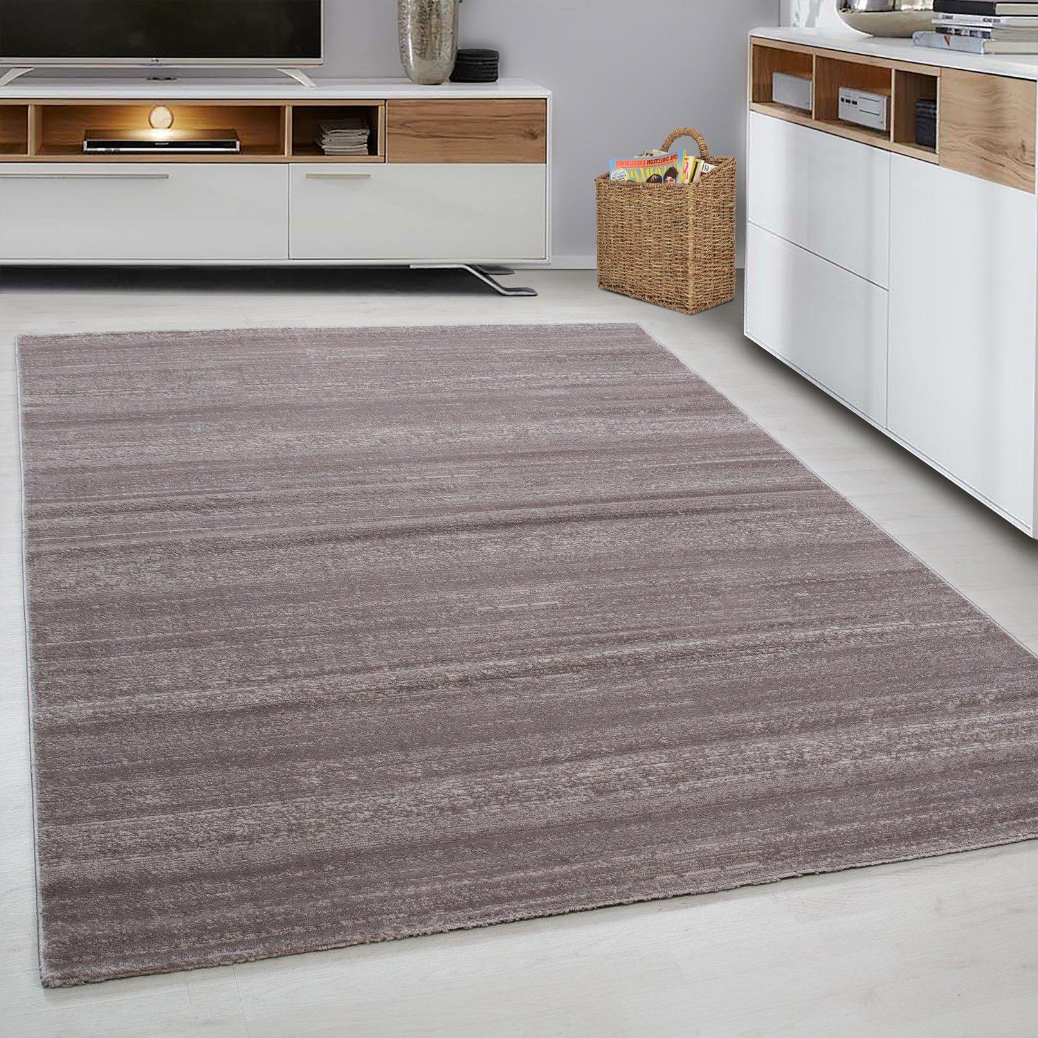 Webteppich Beige meliert
