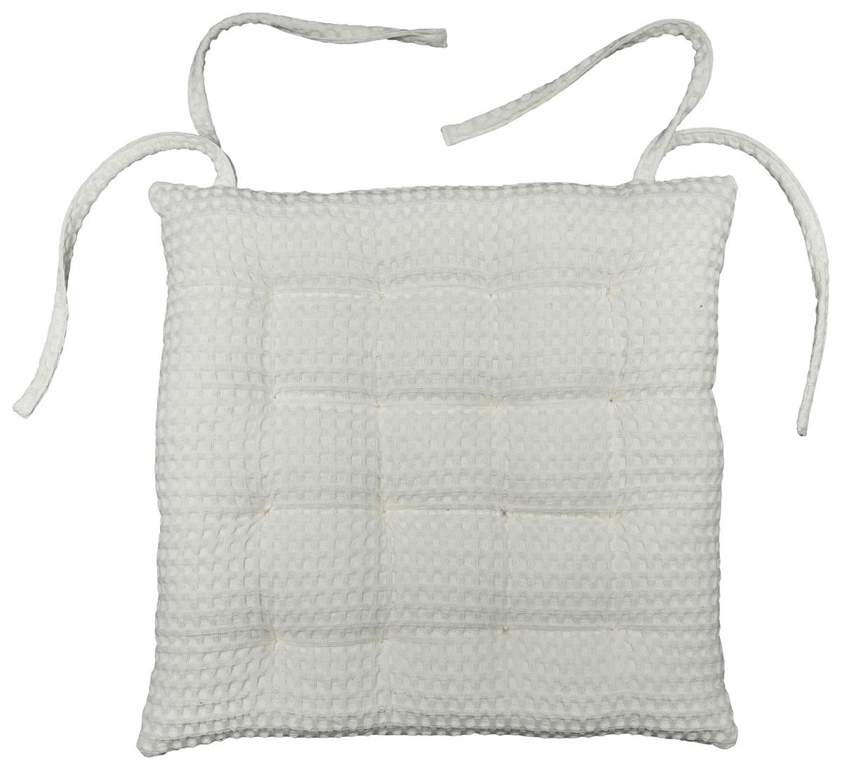 Sitzkissen Christina - Creme, MODERN, Textil (40/40/4cm) - Luca Bessoni