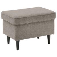 Hocker Oskar Sandfarben B: 63 Cm - Sandfarben/Schwarz, Basics, Textil (63/43/42cm) - MID.YOU