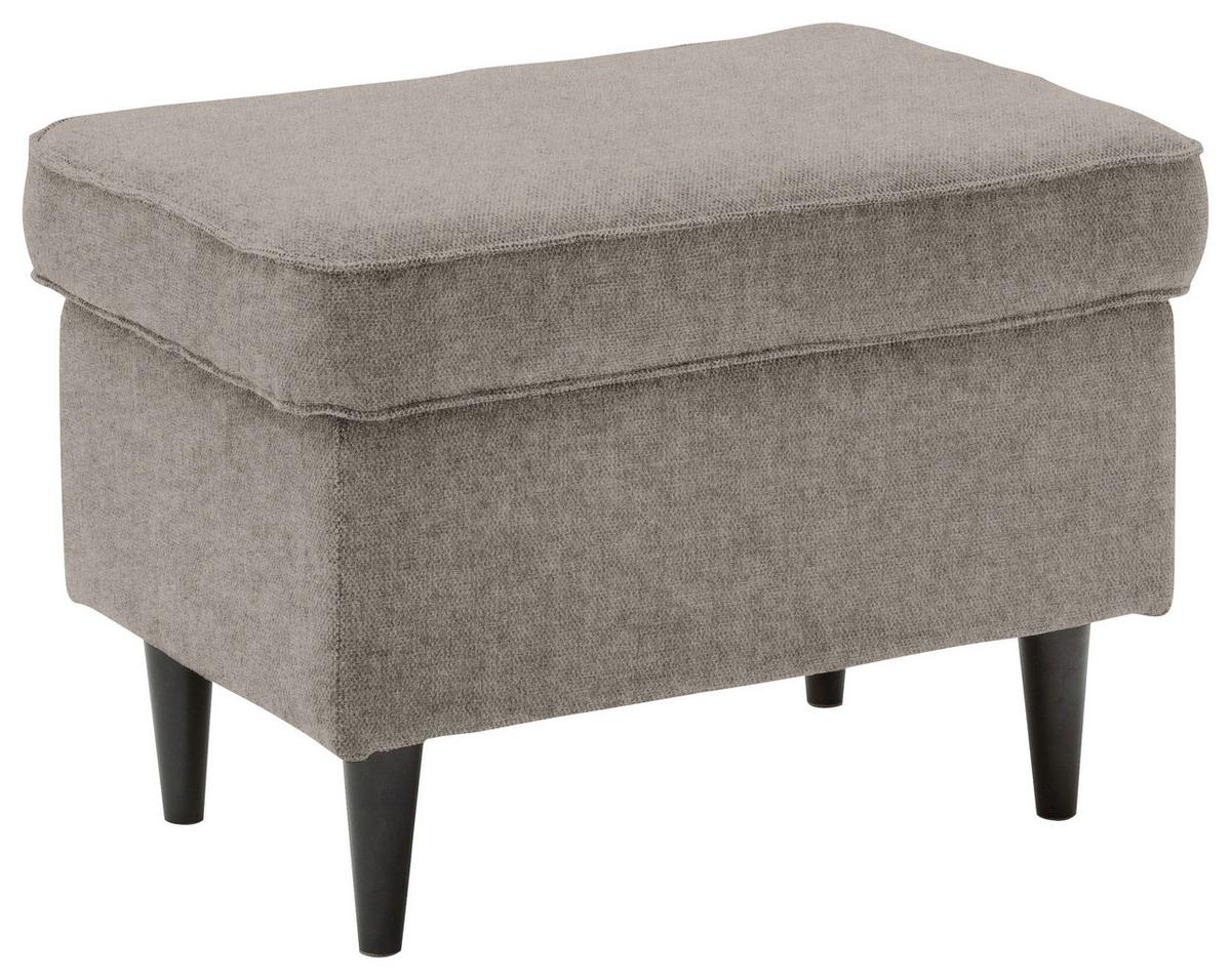 Hocker Oskar Sandfarben B: 63 Cm - Sandfarben/Schwarz, Basics, Textil (63/43/42cm) - MID.YOU