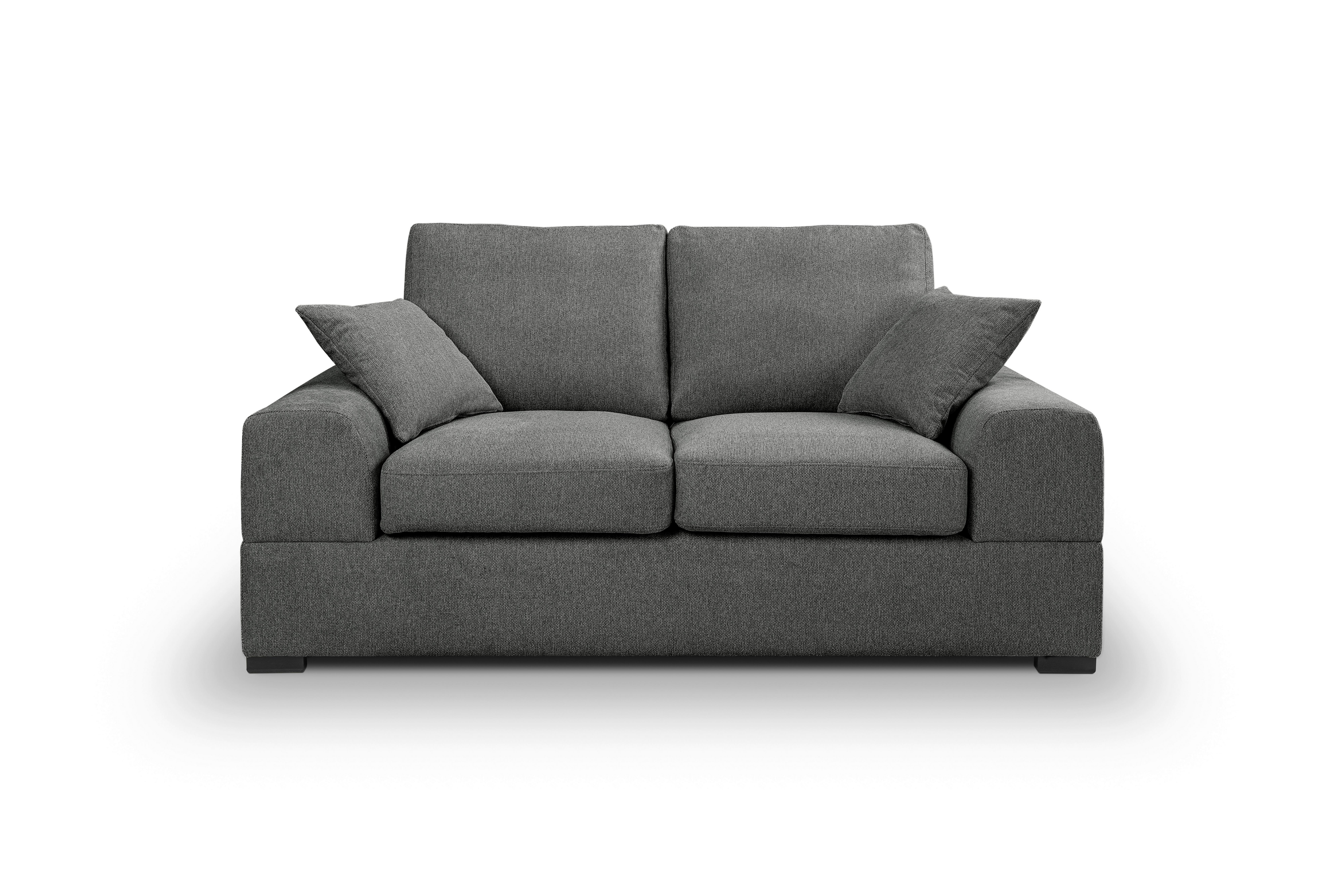 2-Sitzer-Sofa Veda Grau S: 182x93cm