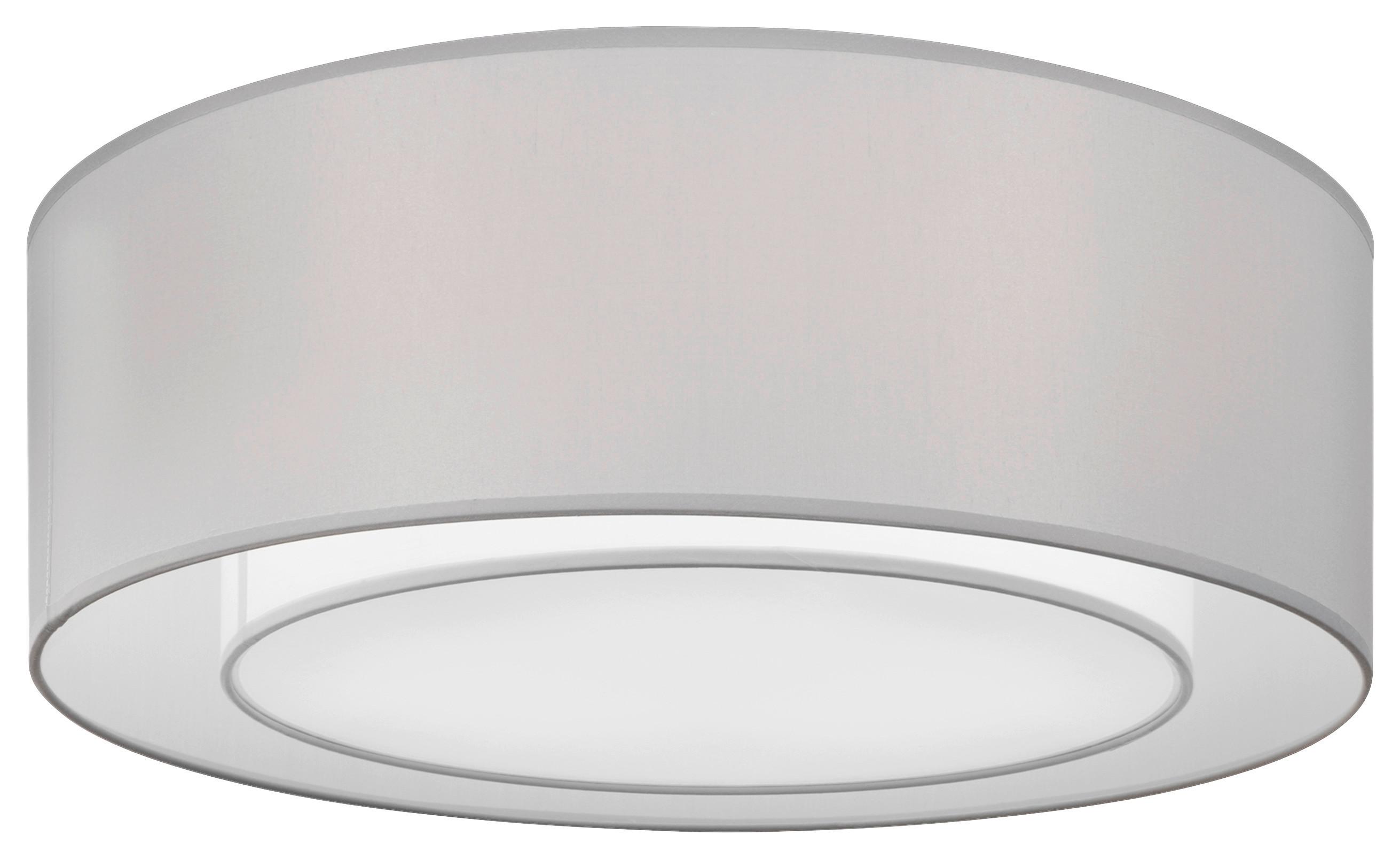 Deckenleuchte Bergamo - Chromfarben, Basics, Textil/Metall (52/17,5/52cm) - MAYTONI