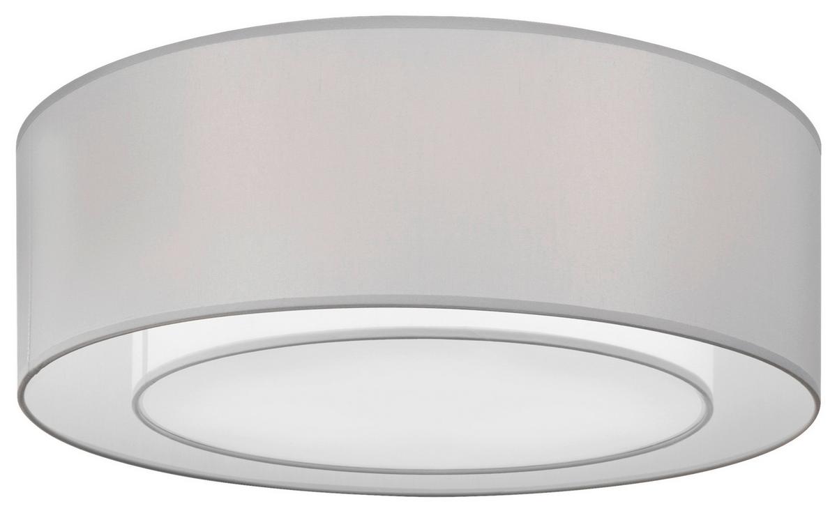 Deckenleuchte Bergamo - Chromfarben, Basics, Textil/Metall (52/17,5/52cm) - MAYTONI