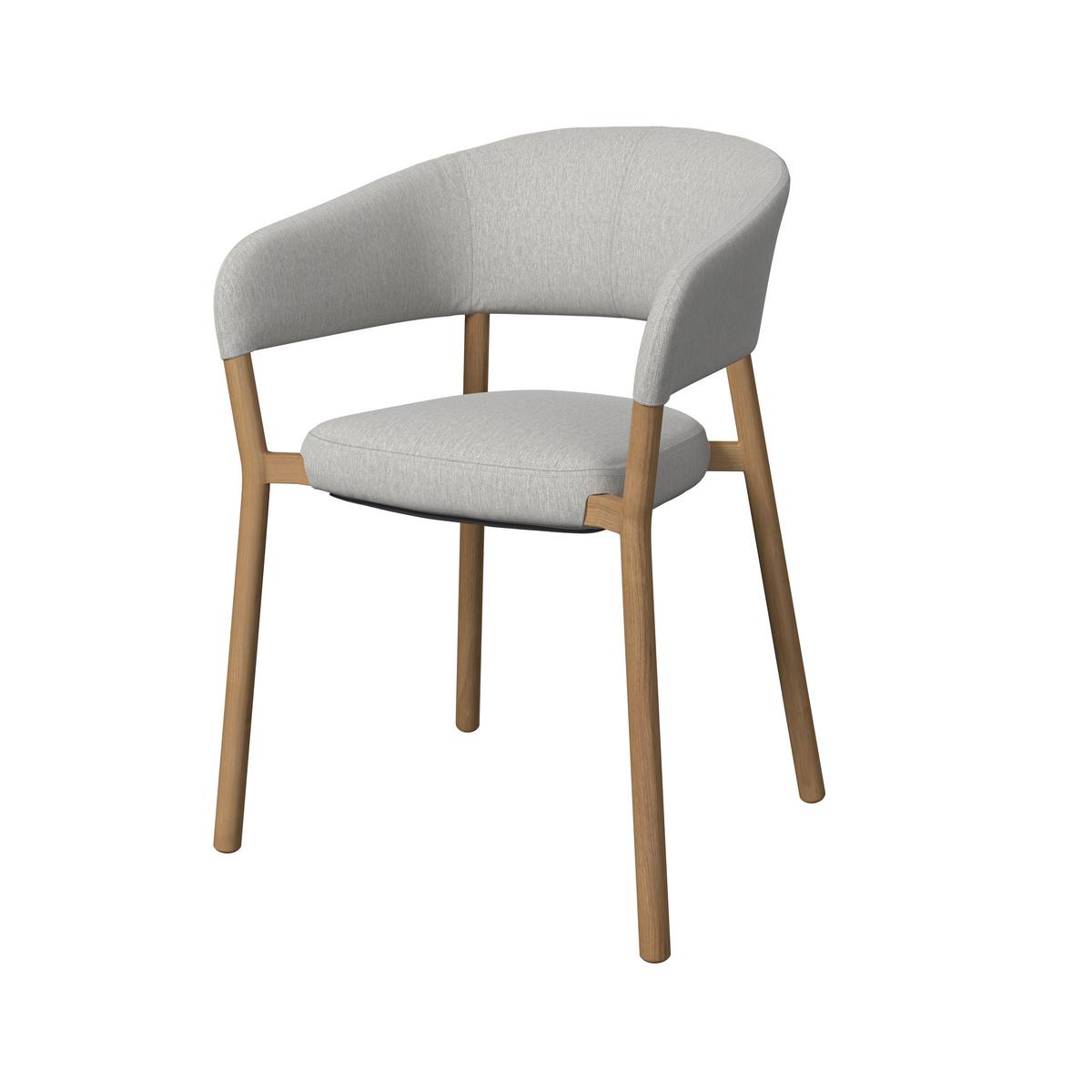 Gartensessel Jasmin - Gelb/Hellgrau, MODERN, Textil/Metall (61/56/78cm) - Beldano