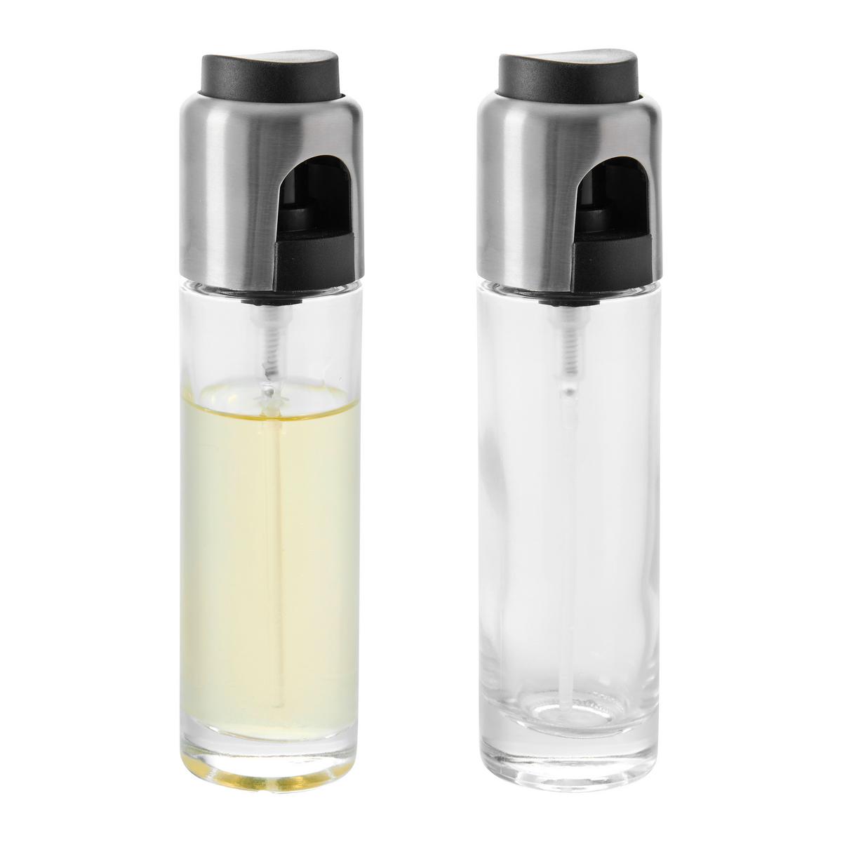 Rozprašovač na olej IVANA - 2 PCS - priehľadné, Konventionell, sklo - Mömax