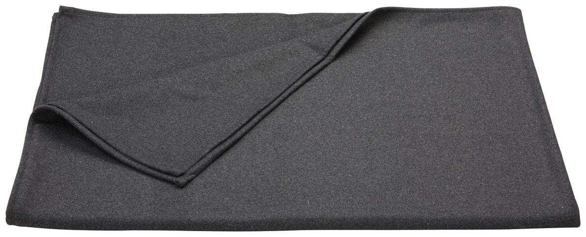 Kuscheldecke Stockholm - Anthrazit, MODERN, Textil (145/200cm) - Luca Bessoni
