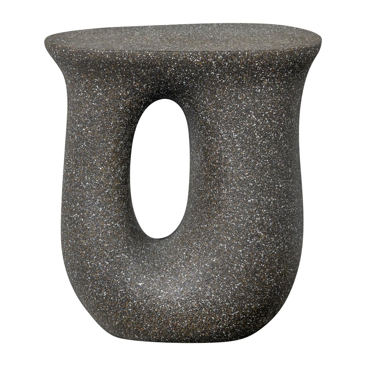 Beistelltisch Moson Schwarz B: 42 cm - Schwarz, Design, Keramik/Metall (42/33/45cm) - Livetastic