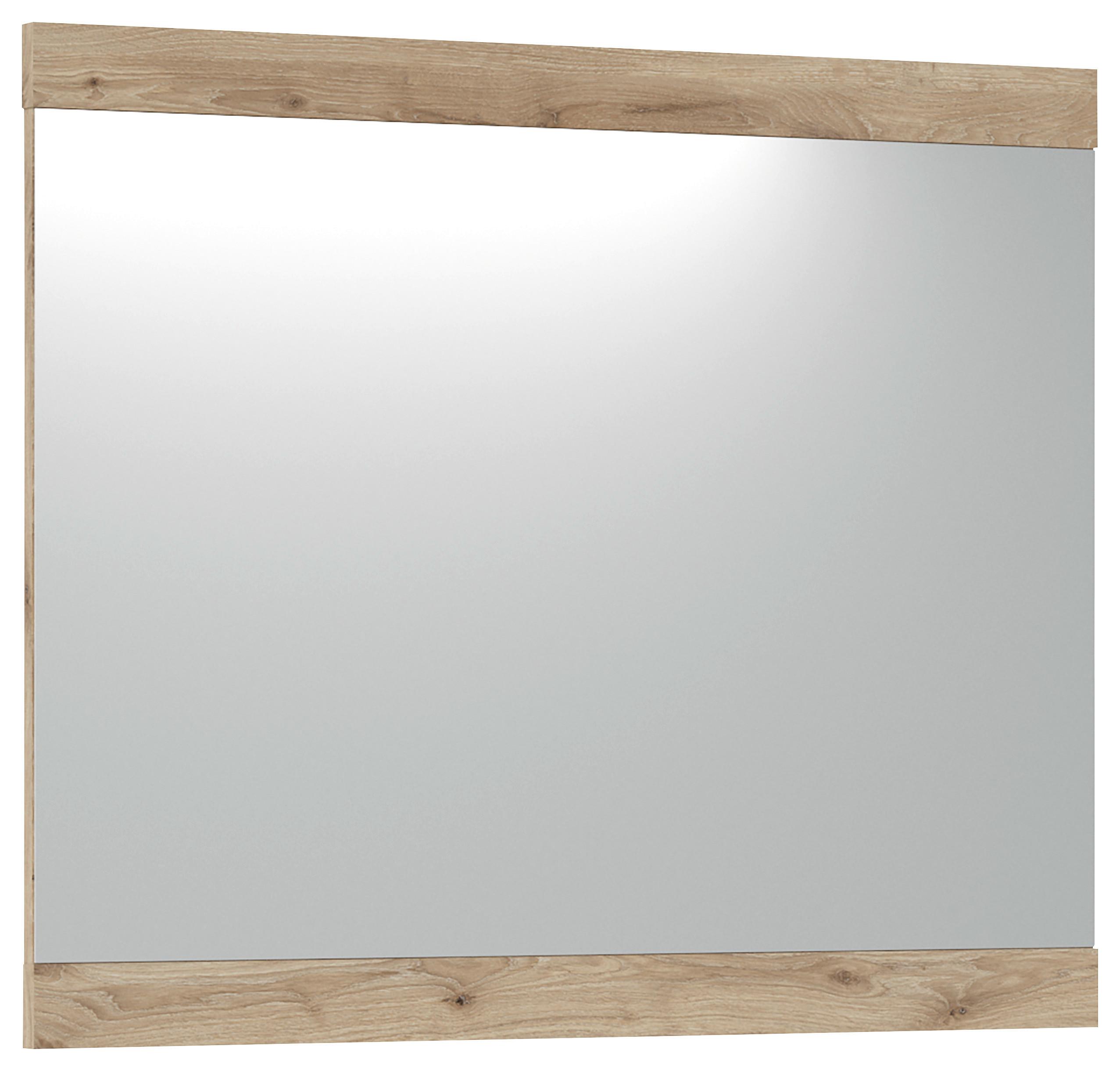 Spiegel Twist B: 86 cm Viking Eiche Dekor - Eichefarben, MODERN, Glas/Holzwerkstoff (86/72/2,2cm)