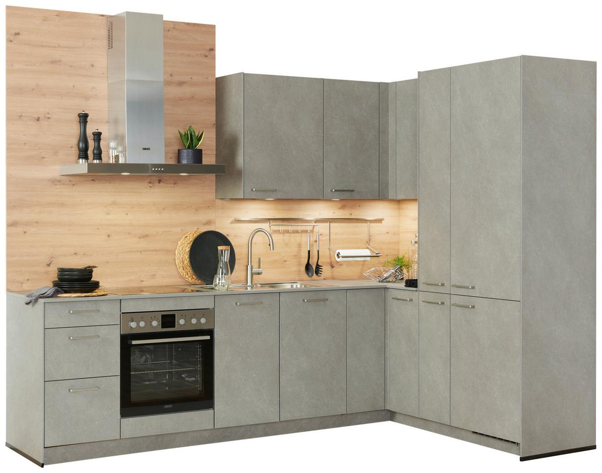 Eckküche Stone Art - MODERN, Holzwerkstoff (291/192cm) - Vertico