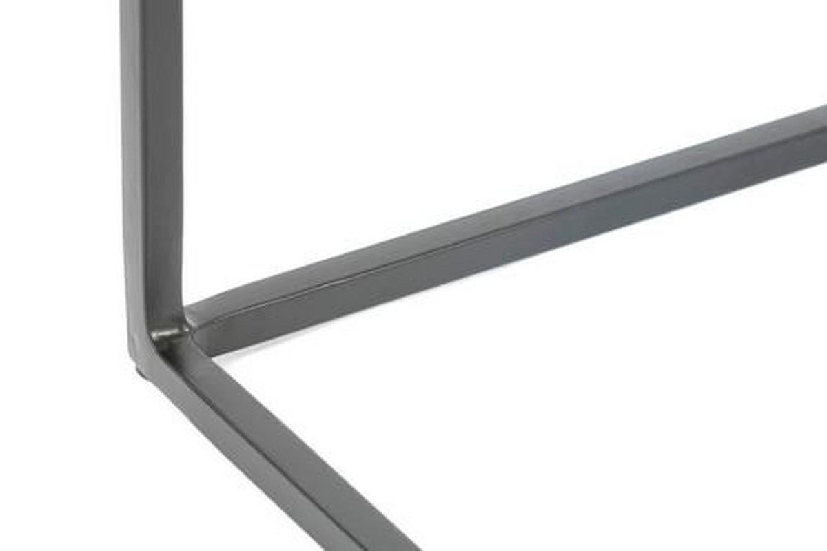Beistelltisch Eisen Famosa Dunkel-/Hellgrün - Dunkelgrün/Schwarz, Basics, Metall (40/40/40cm) - Kayoom