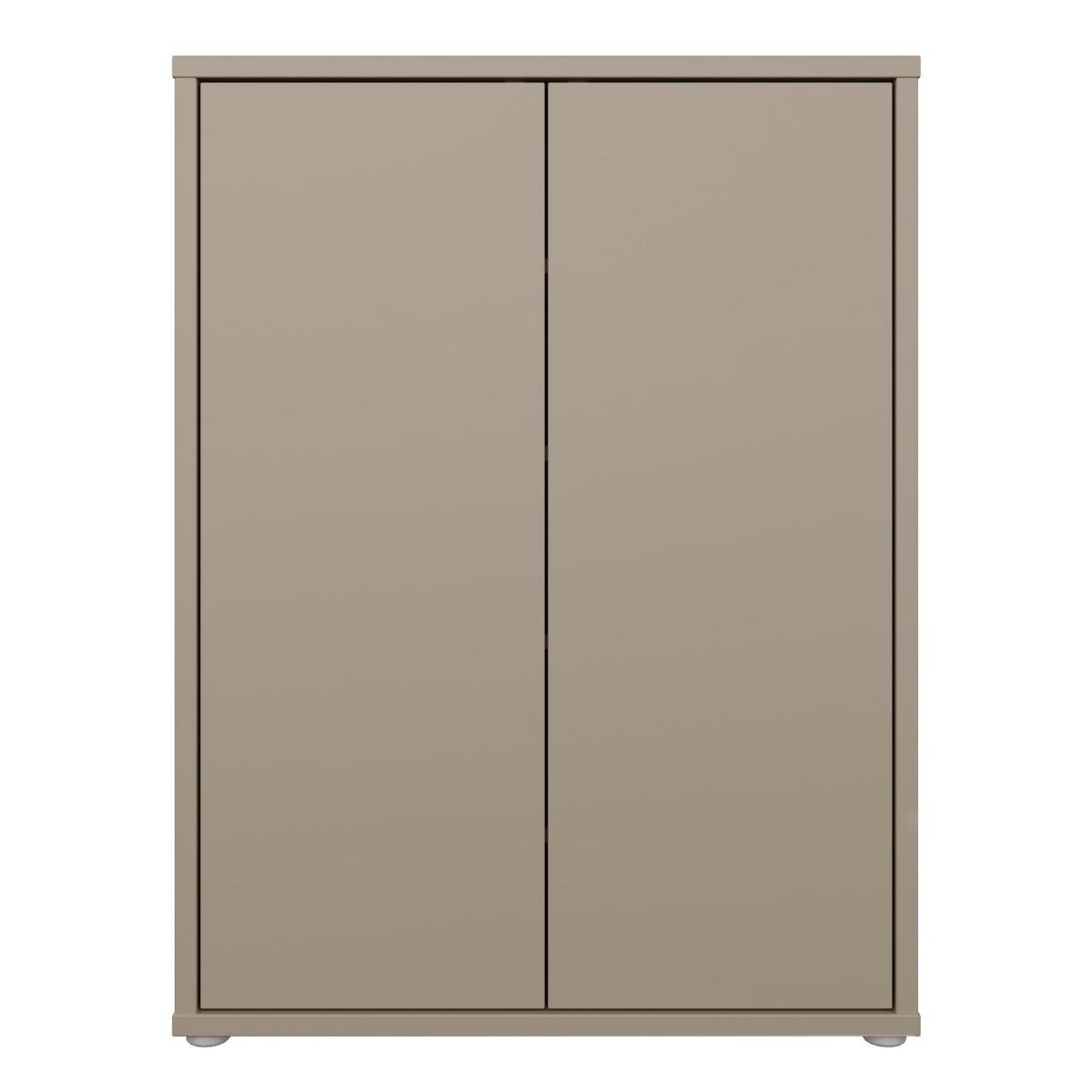 Botník barva taupe - šedá/šedohnědá, Moderní, kompozitní dřevo/plast (74,5/99,1/34,9cm)