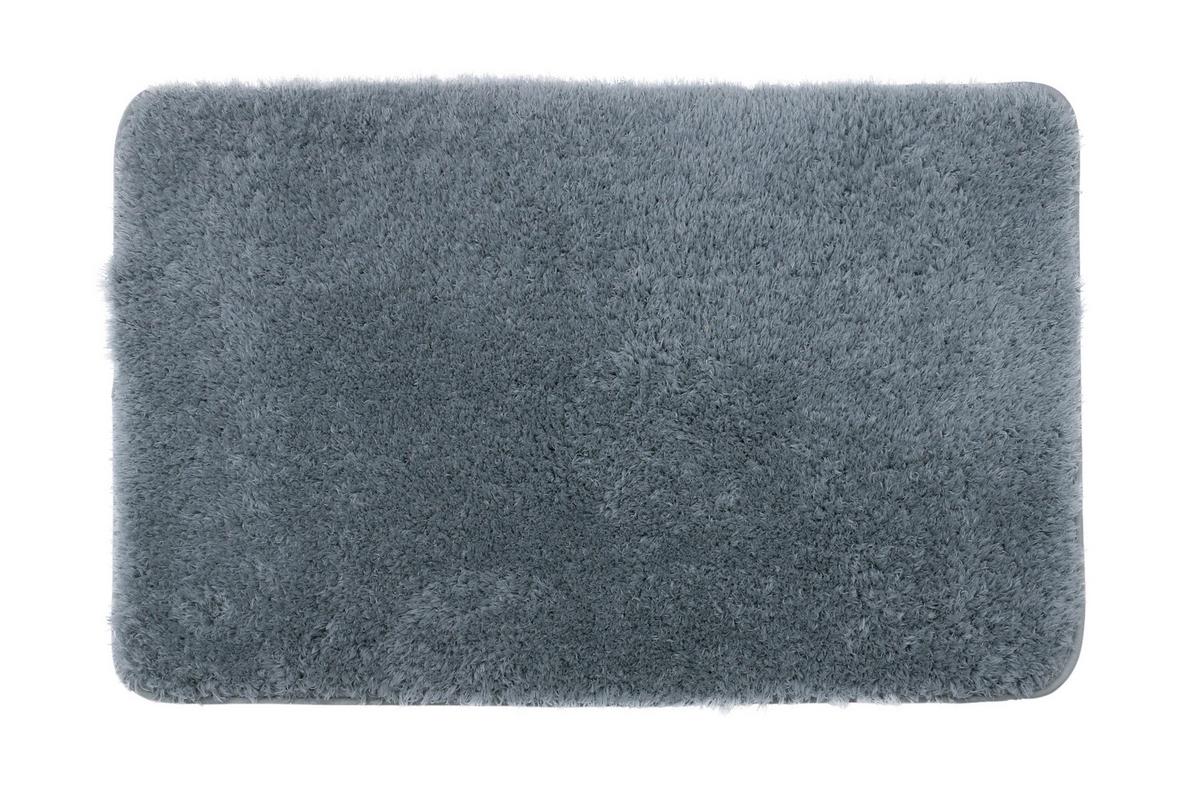 Badematte Theresa 50x80 Cm Anthrazit, Rutschhemmend - Anthrazit, MODERN, Textil (50/80cm) - Luca Bessoni