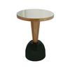 Beistelltisch Art Deco Dunklegrün/Mintgrün - Dunkelgrün/Mintgrün, Trend, Metall (41/56cm) - Kayoom