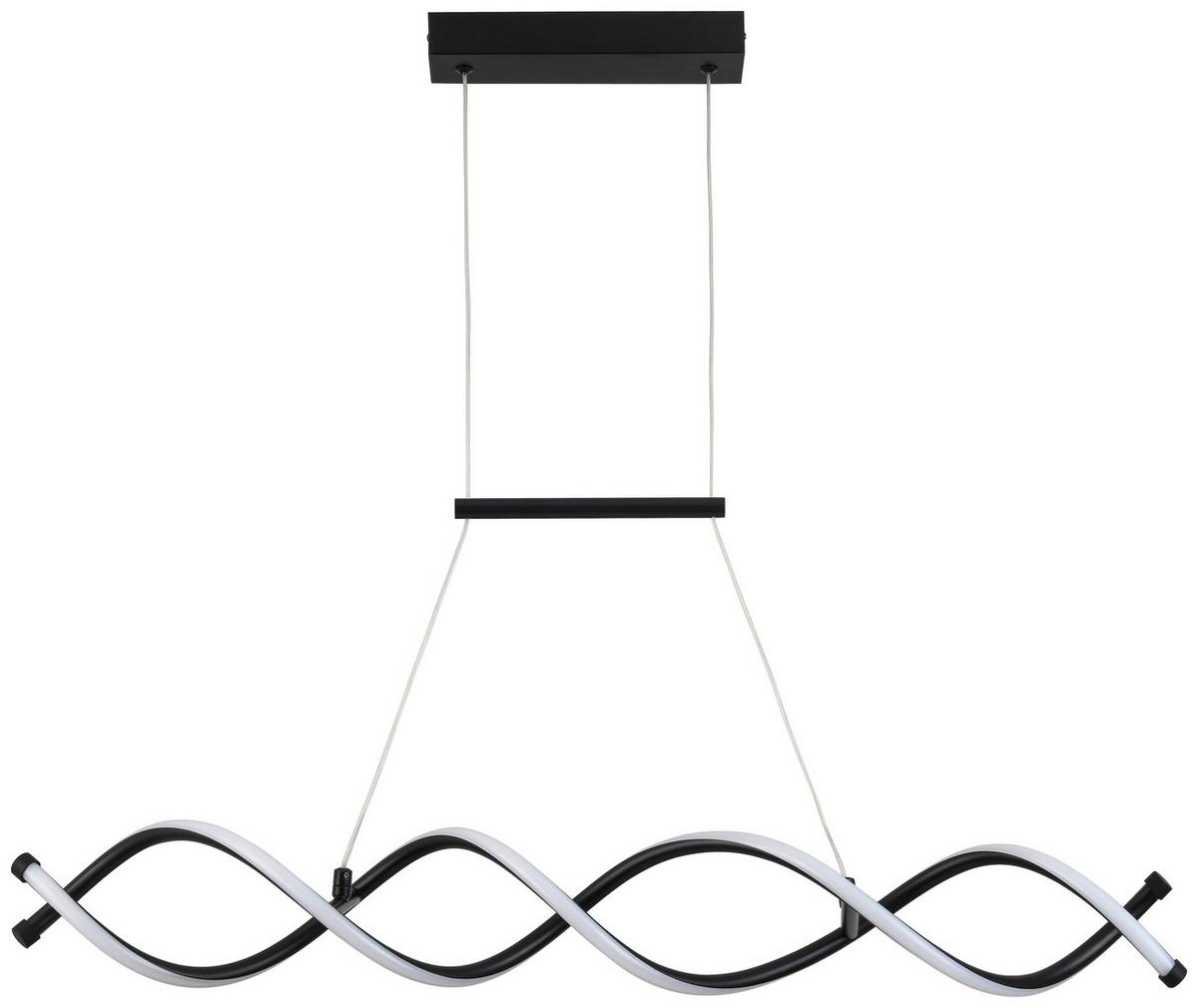 ZÁVESNÉ LED SVIETIDLO MIMI - čierna, Modern, kov/plast (88/13/120cm) - Mömax