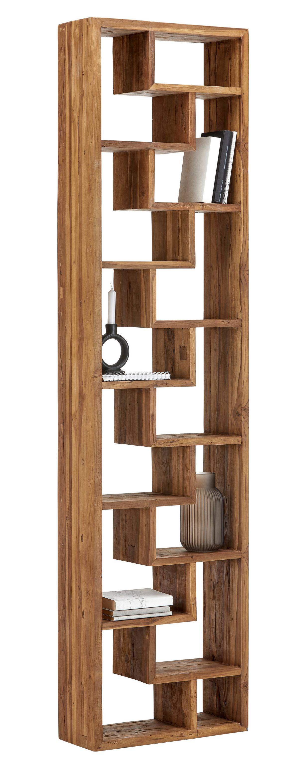 REGÁL KORAY -EXKLUSIV- - barvy teak, Lifestyle, dřevo (50/200/20cm) - ecoTree