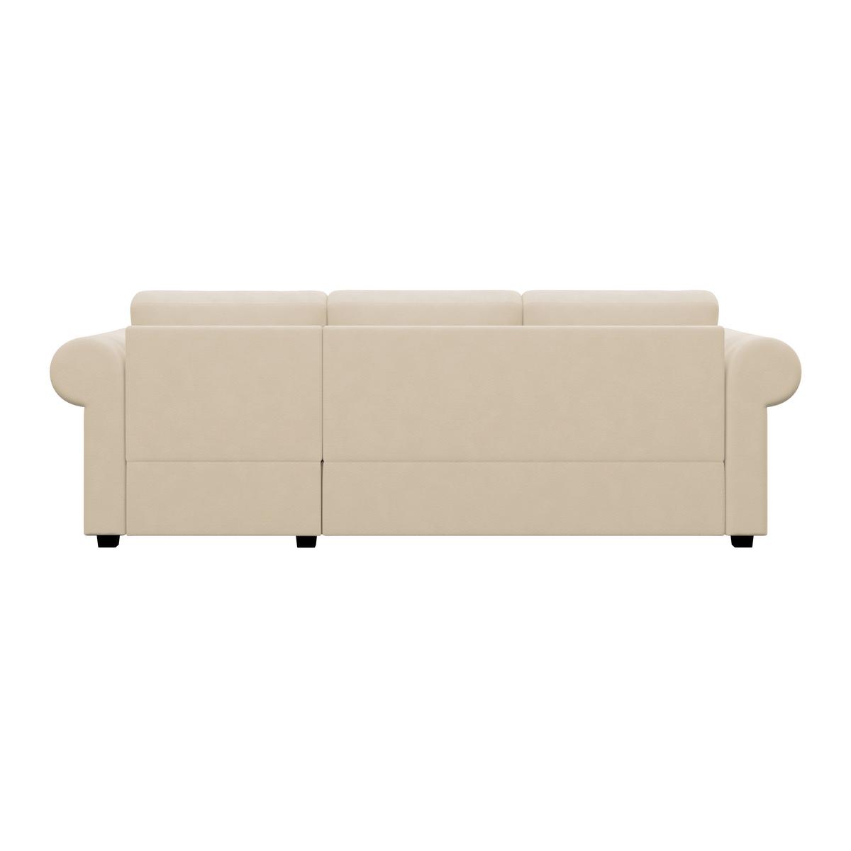 Ecksofa Mit Schlaffunktion + Bettkasten Oslo 260x155 Cm - Creme, ROMANTIK / LANDHAUS, Textil (260/85/155cm) - James Wood