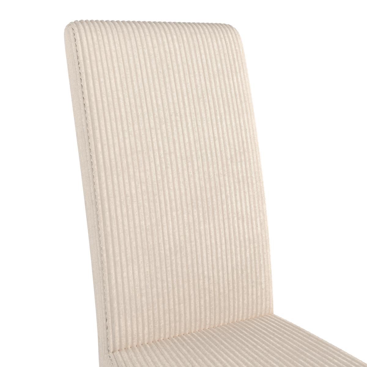 STUHL ROKO - Eichefarben/Beige, MODERN, Holz/Textil (46/101/62cm)