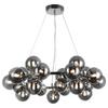 Pendelleuchte Dallas - Chromfarben, Trend, Glas/Metall (69/23,8/69cm) - MAYTONI