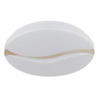 STROPNÉ LED SVIETIDLO LETICIA - hnedá/biela, Basics, kov/drevo (39/8cm) - Globo