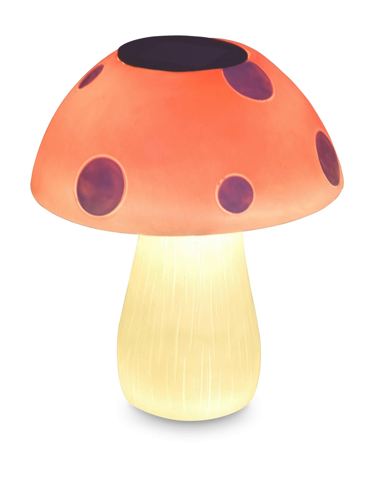 Solární svítido Flieg,V: ca 20cm,bílá,červená - bílá/červená, Moderní, plast (17/17/20cm) - Modern Living
