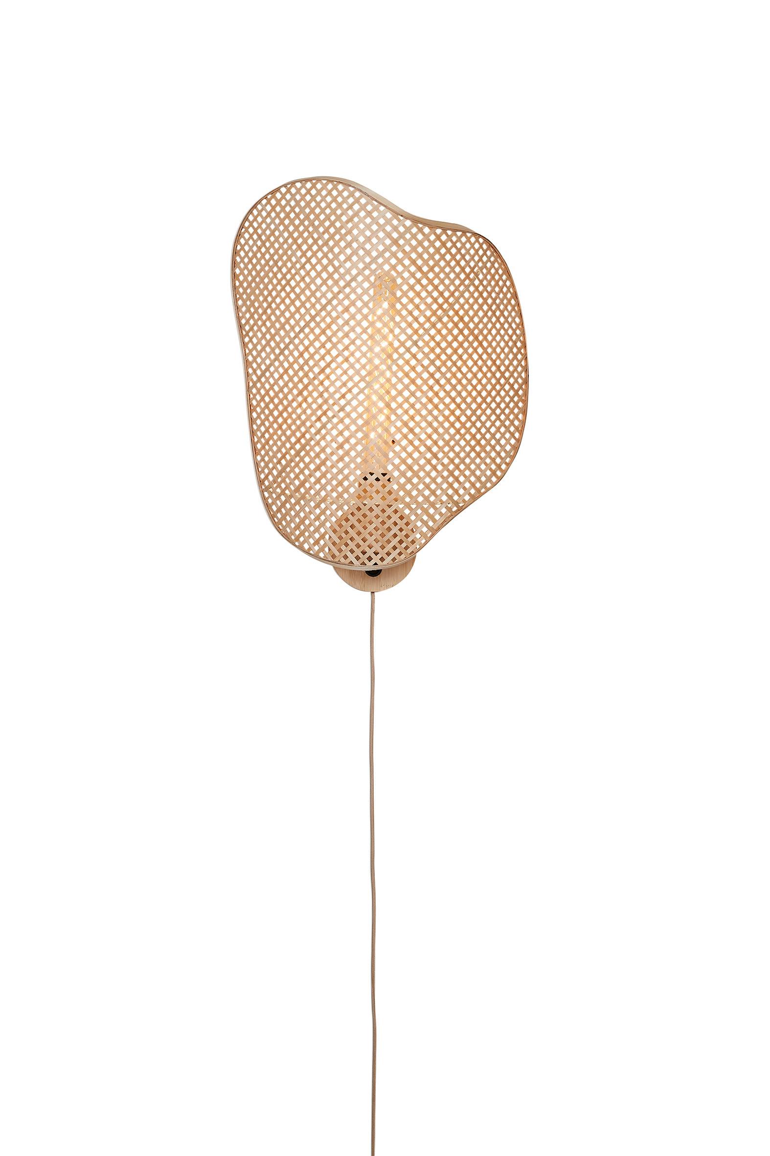 WANDLEUCHTE KINABALU - Naturfarben, Basics, Naturmaterialien (40/10/50cm) - Good & Mojo
