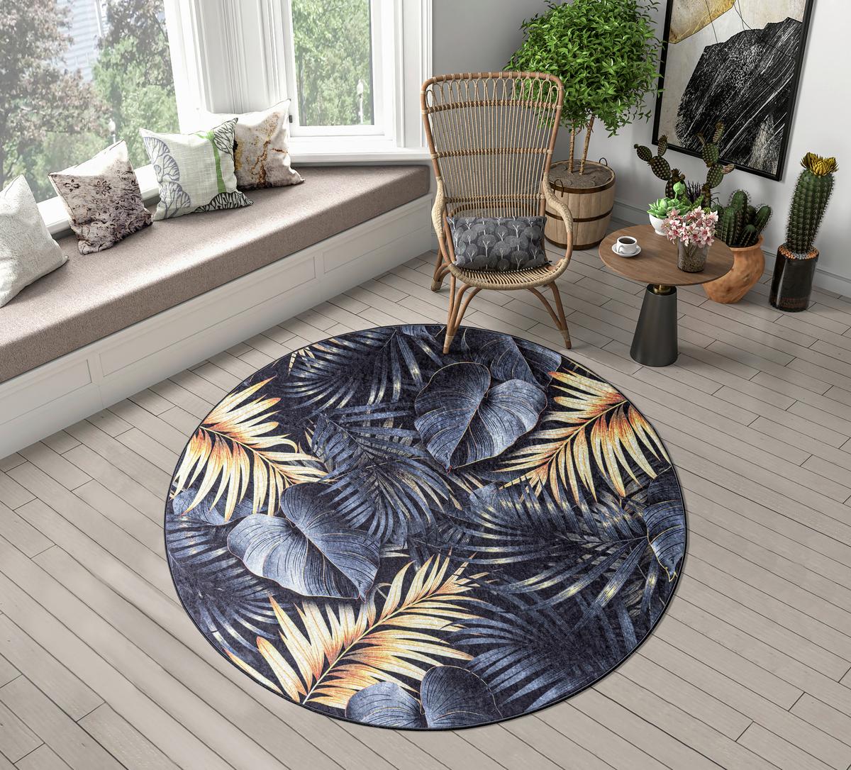 Szőnyeg Valeria Átmérő Kb. 120cm - színes, Modern, textil (120cm) - Luca Bessoni