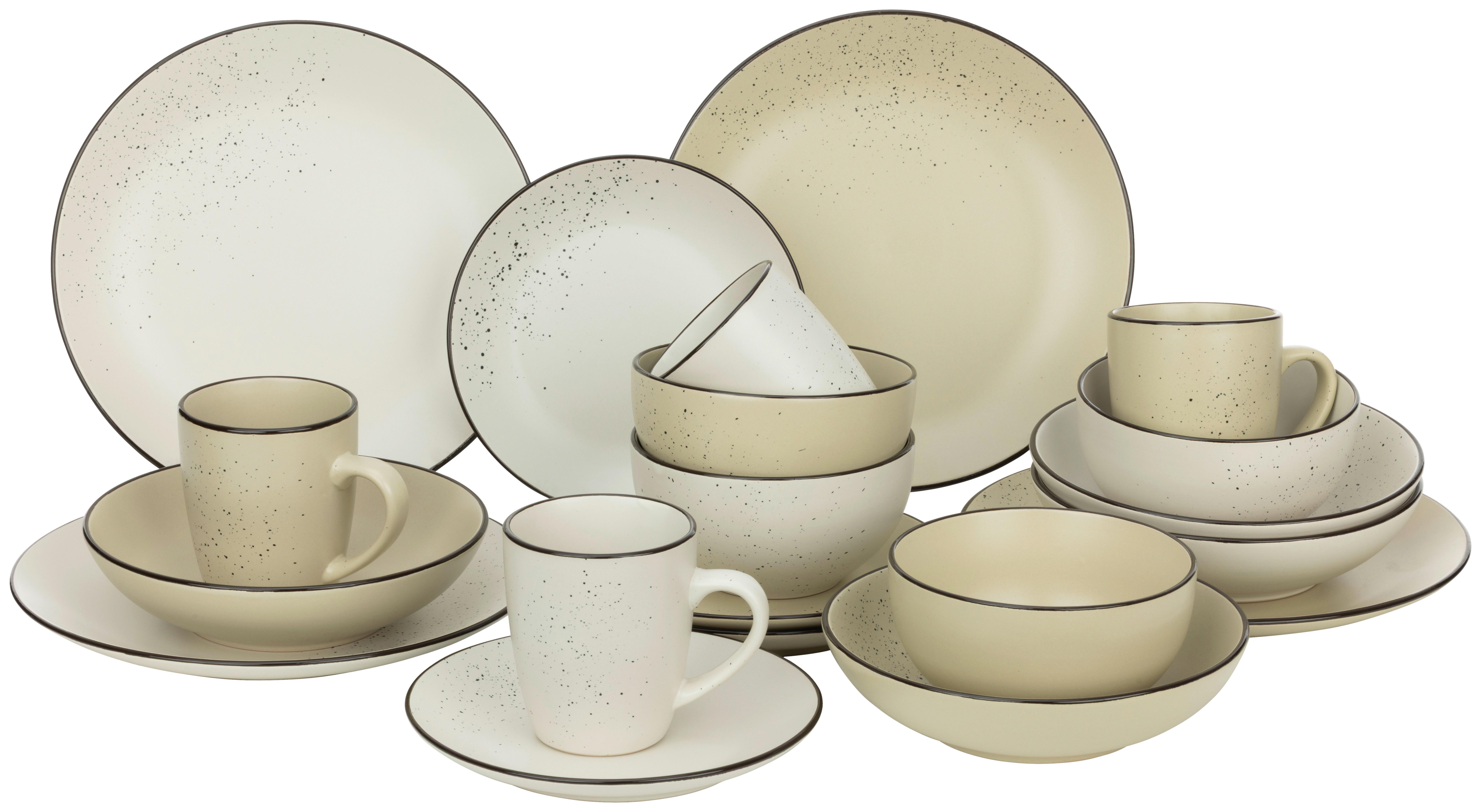 Kombiservice Sabrina - Beige/Creme, MODERN, Keramik - James Wood