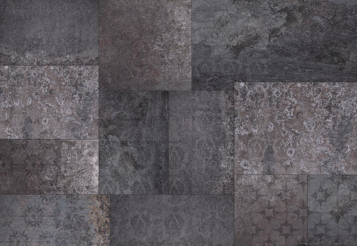 Vliestapete Ambra Nera - KONVENTIONELL (368/248cm)