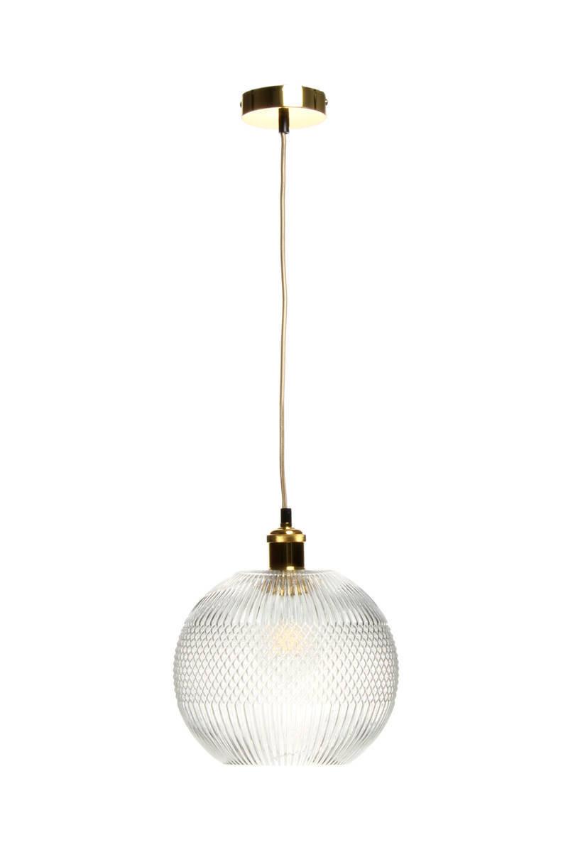 Hängeleuchte Neptun H: 26 cm 1-Flammig - Grau, Trend, Glas (25/26/25cm) - Kayoom
