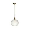 Hängeleuchte Neptun H: 26 cm 1-Flammig - Grau, Trend, Glas (25/26/25cm) - Kayoom