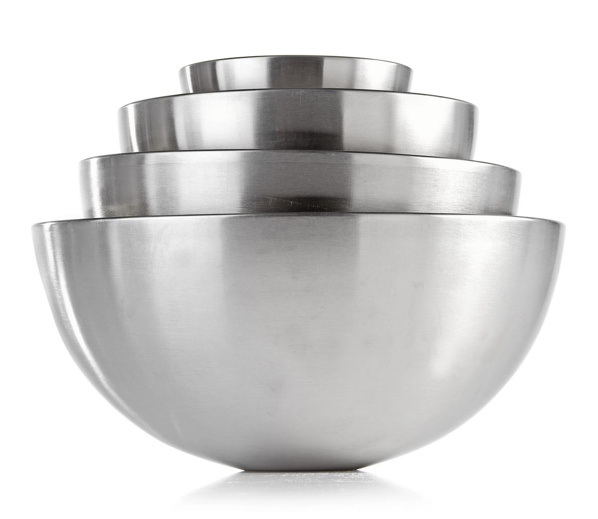 Mísa na míchání Vinzenz-L, Ø/V: 29/13,5cm - barvy nerez oceli, Konvenční, kov (29/13,8cm) - Mömax