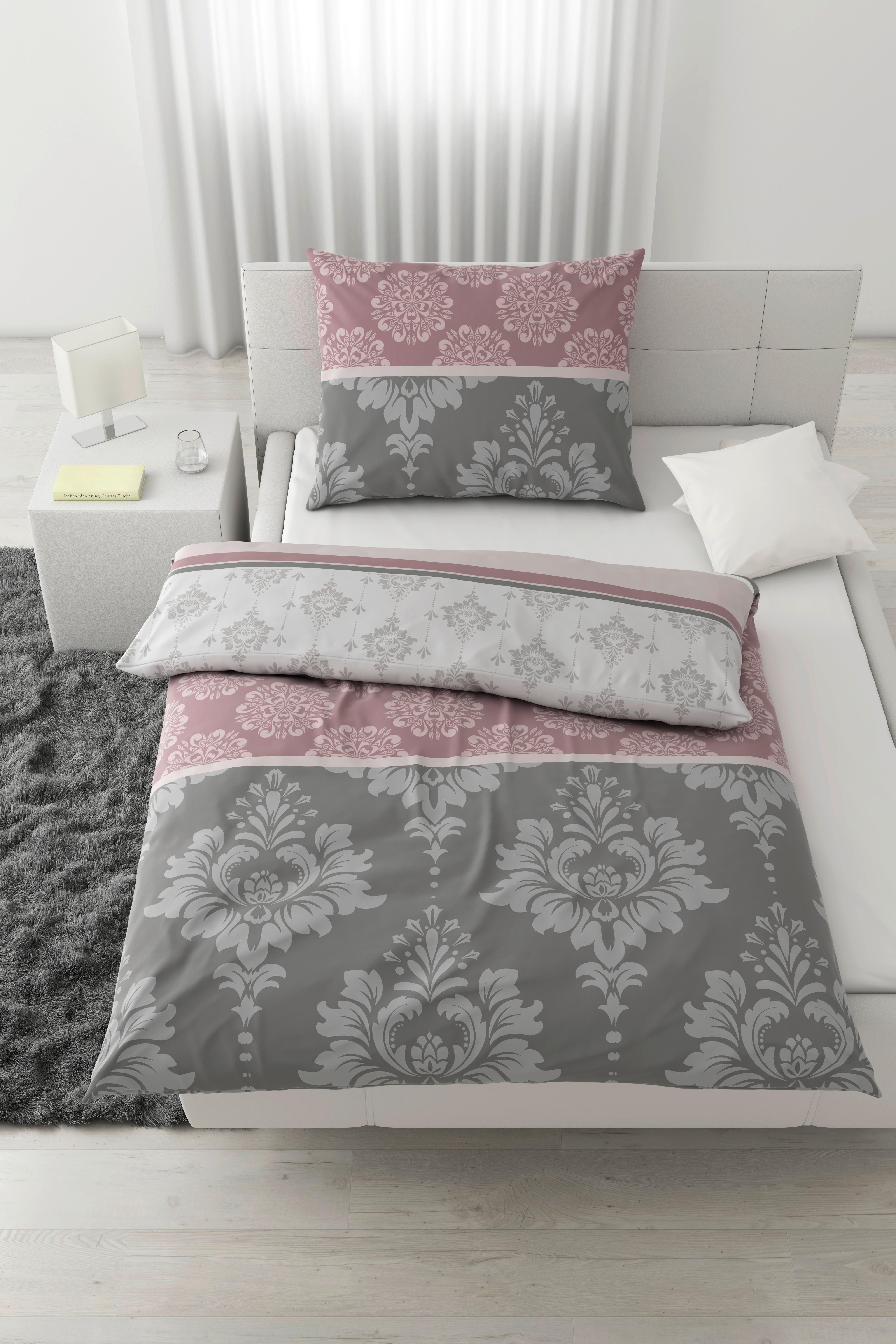 POSTEĽNÁ BIELIZEŇ YVONNE - ružová, Konventionell, textil (140/200cm) - Modern Living