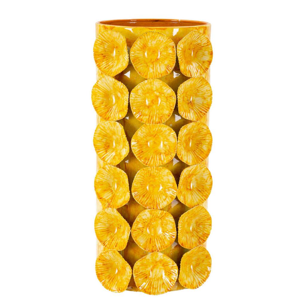 Vase Pot Drop Gelb B: 16 cm