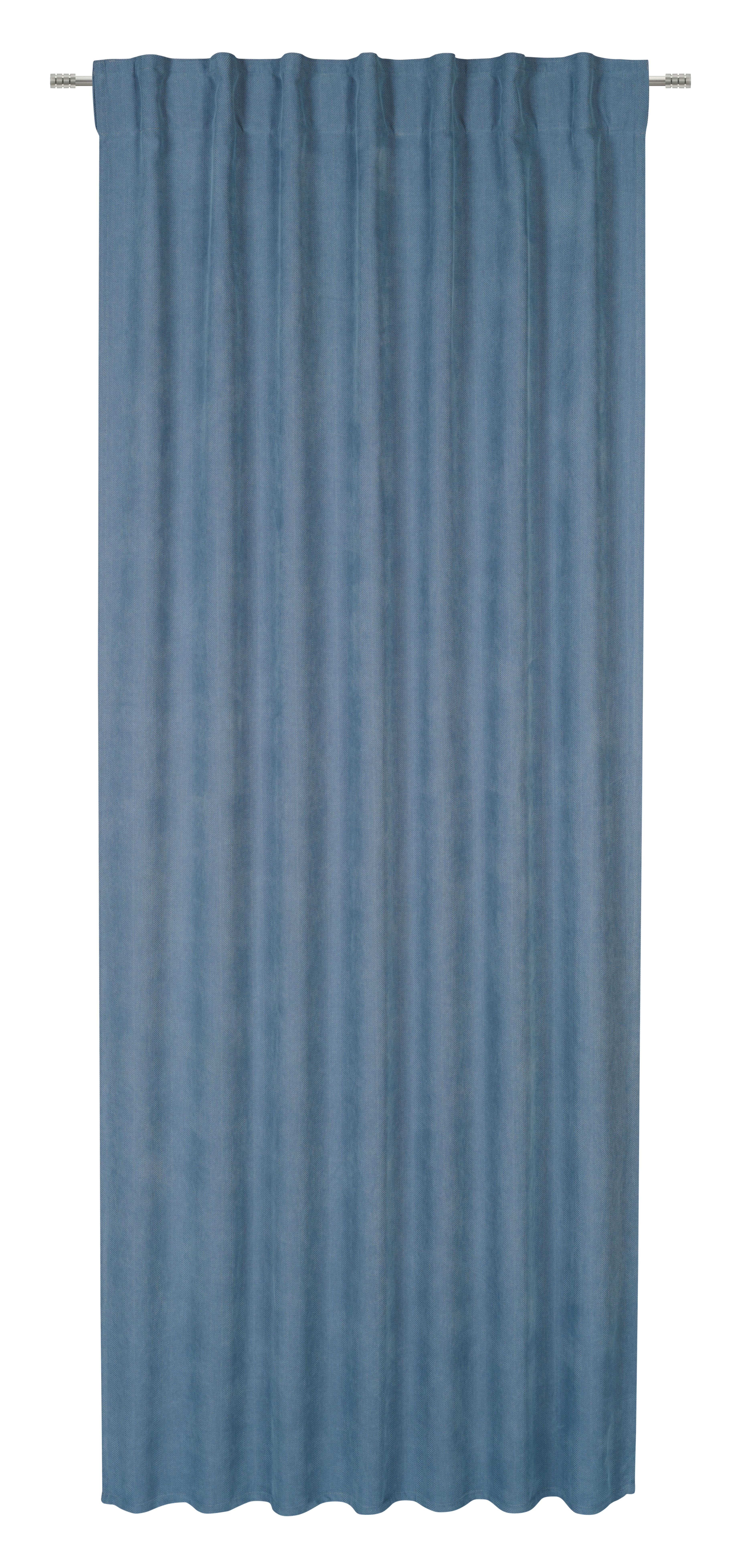 Hotový závěs Linus, 140/255cm, modrá - modrá, Design, textil (140/255cm) - Premium Living