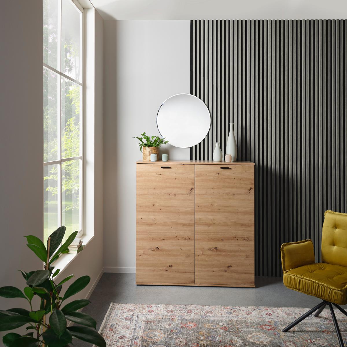 Akustikpaneel Josef - Hellgrau, MODERN, Holzwerkstoff/Kunststoff (90/60/2cm)