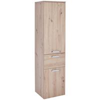 Hochschrank Fresh B: 40 cm, Eiche Artisan - Weiß/Eiche Artisan, KONVENTIONELL, Holzwerkstoff (40/168,5/38,5cm) - Ondega