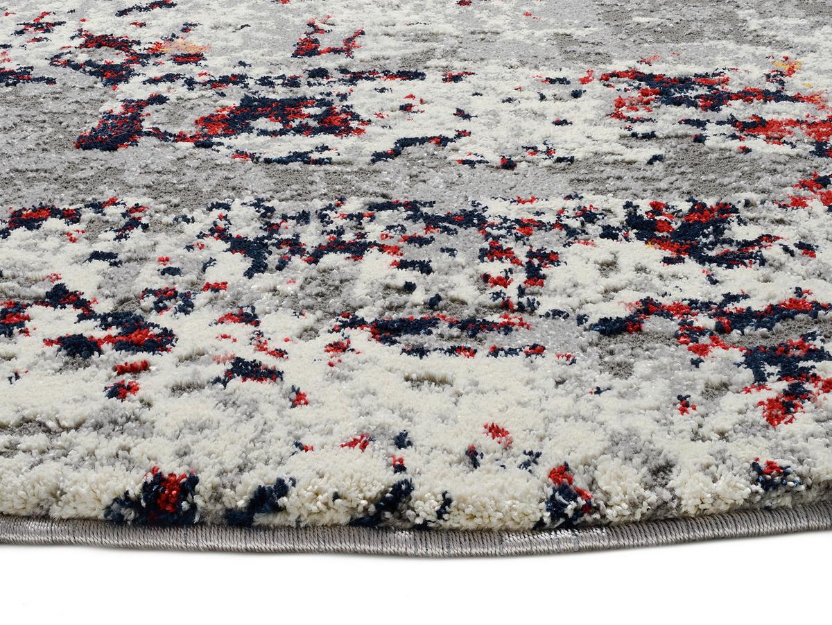 Webteppich Multicolor Timeline Firework Rund ⌀ 150 Cm - Multicolor, Design, Textil (160cm) - Novel