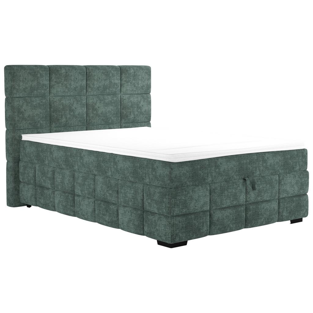 Polsterbett Vega Grün, Lf: 120 X 200 cm